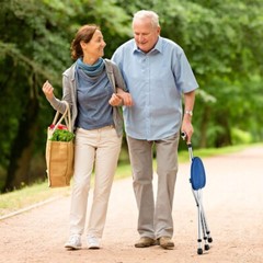 Lightweight Adjustable Foldable Cane Seat Adults Portable Chair & Walking Stick