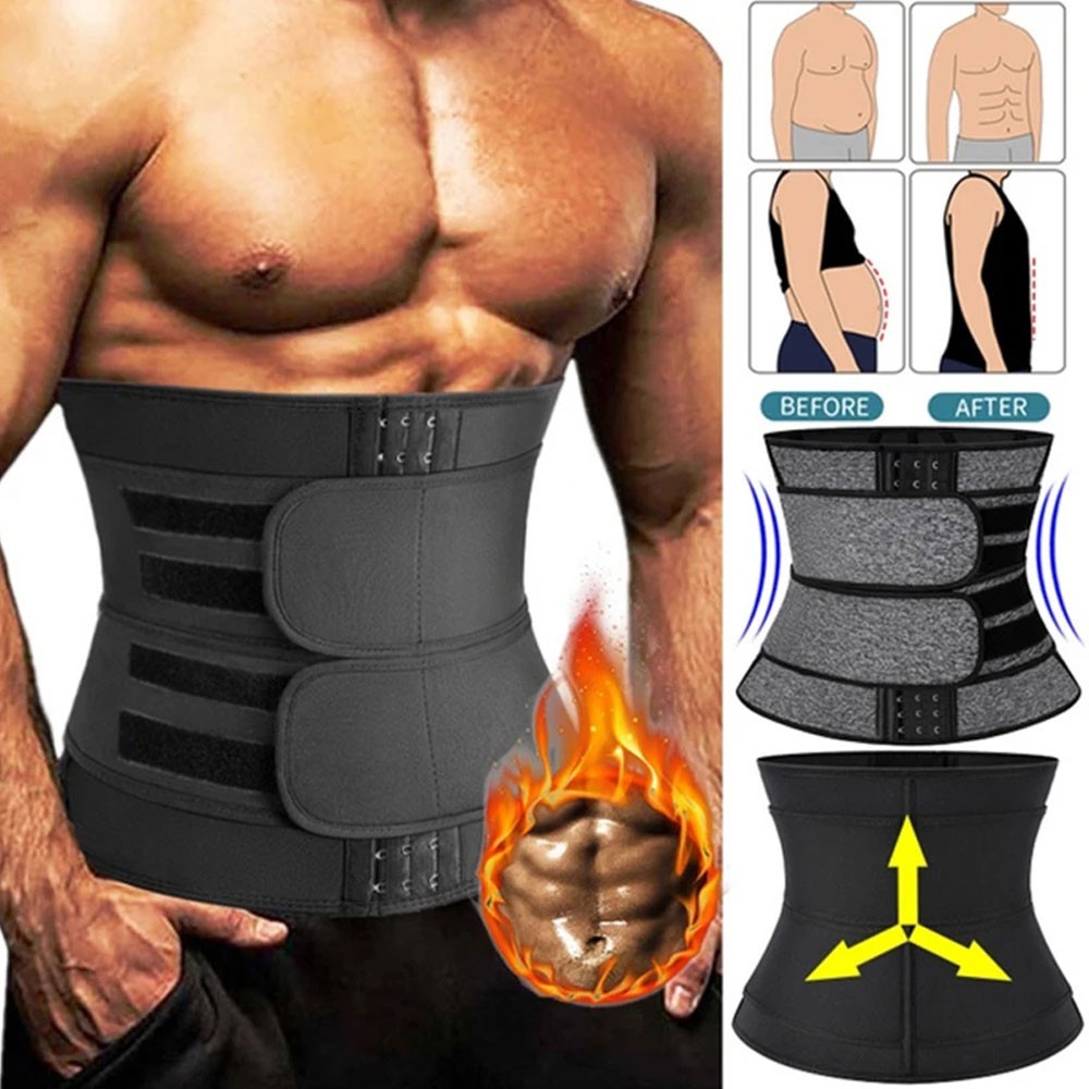 Waist Trainer for Women Men Sweat Belt Waist Trimmer Belly Band Stomach Wraps