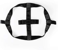 Universal Motorcycle Rear Wheel Tie down Strap in Black