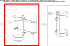 QUICKIE / ZIPPIE Oxygen Tank Holder 884136S for Wheelchairs — IRIS, ACCESS