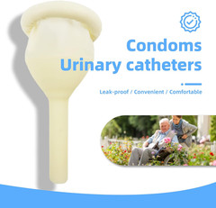 Latex External Catheter Set Self-Sealing Leg Bag 500ml + 2000ml Urine Bags