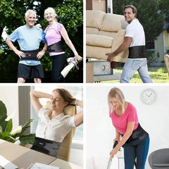 Adjustable Lumbar Support Belt for Lower Back Relief Waist Brace for Men & Women