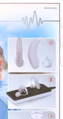 RCA RSH052GYRB OTC Behind-the-Ear Deluxe Hearing Aids Value Bundle Rechargeable
