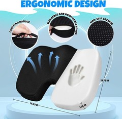 Cushion Lab Patented Pressure Relief Seat Cushion for Long Sitting Hours