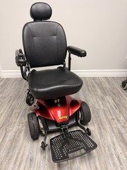 Pride Jazzy Elite ES Portable Power Wheelchair – Red – New Batteries – Free Ship