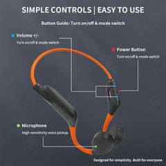 Bone Conduction Hearing Aid Bluetooth Pairing Voice Control