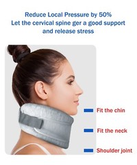 Adjustable Neck Brace-Cervical Support Collar for Sleeping&Pain Relief Universal