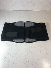 Curad Back Support Brace w/ Dual-Pulley System Small Medium Waist (28-36) BLACK