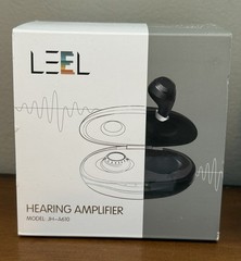 LEEL Digital Hearing Aid & Sound Amplifiers Pair In-Ear Rechargeable Earbuds NEW
