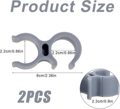 2pcs Shower Head Holder for Shower Chair, Bath Seat Shower Bracket Attachment