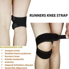 Double Patella Knee Support Strap Tendon Brace Stabilizer Tennis Pain Rellief US