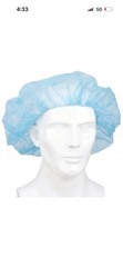 Halyard Disposable Bouffant Cap Blue X-Large 100 Count.