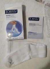 2 New Still In The Box Jobst Diabetic Senstfoot Support Socks Size M