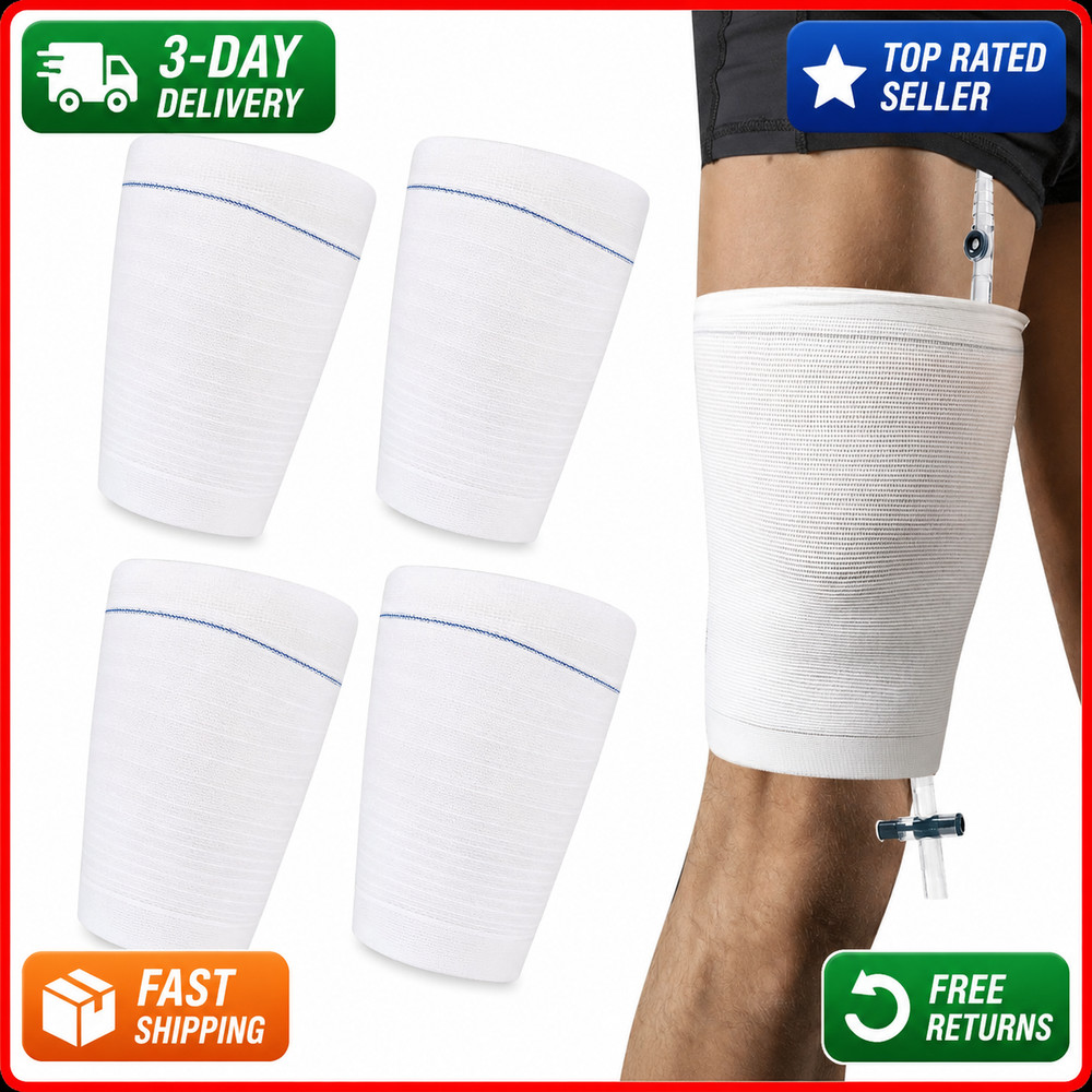 4 Pcs Catheter Leg Bag Holder Urine Bag Holders Stay in Place Carer Leg Bag Slee