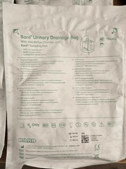 4x Urinary Drainage Bags Safety Outlet 2,000 ml FACTORY SEALED 154002