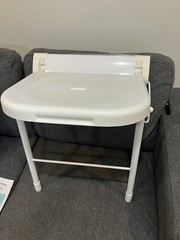 fold down shower seat with legs easy installation FREE SHIPPING