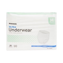 McKesson Adult Disposable Pull On Up Underwear Diapers M Heavy Absorbency 20 Ct