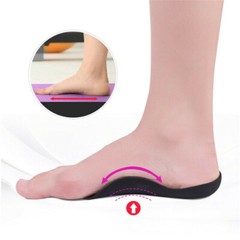 1 Pair Flat Foot Orthopedic Insoles New O-leg to Correct Collapse Support Flat