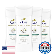 Dove Advanced Care Antiperspirant Deodorant Stick Coconut Water Lime Scent 4 Ct