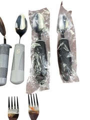 Adaptive Stainless Steel Utensils Set Of 10 With Ergonomic Handles For Easy Grip