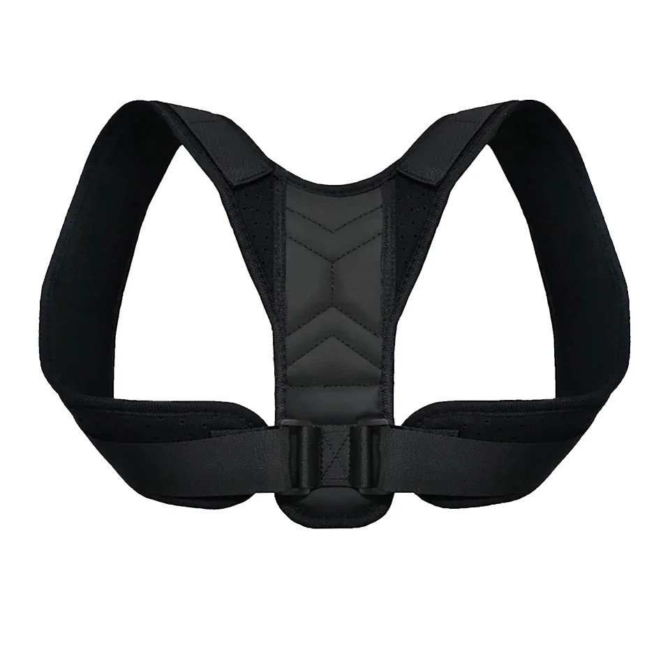 Adjustable Back Posture Corrector Neck Brace Training Equipment Home Office Man