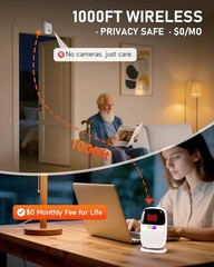 Bed Alarms for Elderly Dementia Patients – Digital Sensor ID Display & Clip-On