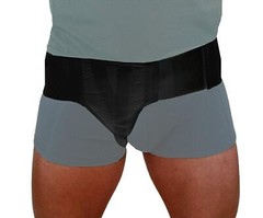Inguinal Hernia Groin Black Belt Left & Right /hernia underwear for men.s Belt
