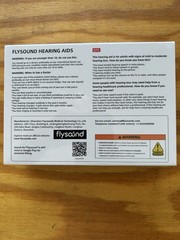Flysound H8 OTC BTE Hearing Aids Bluetooth Rechargeable Waterproof Beige