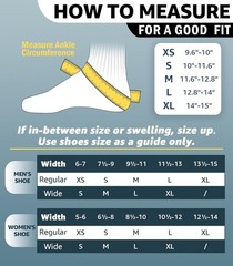 Ankle Brace for Men Women with Auto-adaptive Side Pads Stabilizer Support Medium