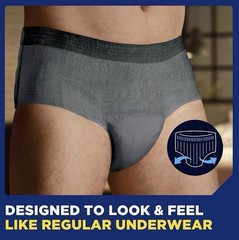 TENA Incontinence Underwear for Men, Maximum Plus, S/M (34in-50in), NEW 64 COUNT