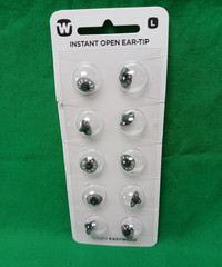Widex Instant Open Ear-Tip LOT OF 5 Pkgs of 10 Dated 2018