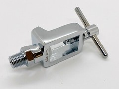 Medical Oxygen Cylinder CGA 870 Polished Chrome Pin Index Yoke 1/4″ Male NPT