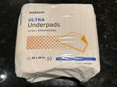 McKesson UPHV3036 Ultra Underpads – Peach (Pack of 10)