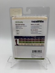 2 Therafirm 20-30 mmHg Compression Knee High Stockings Beige XXL Closed Toe