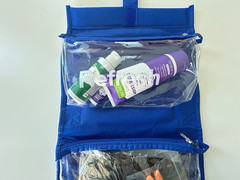 MAYO HOSPITAL Travel Personal AMENITY CARE KIT with Toiletries Zippered Pouches