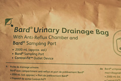 Lot Of 4 Urinary Drainage Bags W/Safety Outlet Overnight 2,000 ml 154002