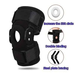 Hinged Knee Brace Sleeve Compression Support Meniscus Joint Pain Arthritis Sport