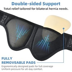 Inguinal Hernia Belt for Men & Women – Adjustable Medium (Pack of 1)
