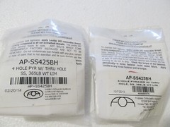 2pcs APC SS-425BH Prosthetic Stainless 4 Hole Pyramid Adapter w/ Center Hole