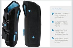 Ossur Form Fit Wrist Brace Size: Medium, Side: Right, Style: 8