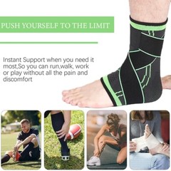 Women Men Adjustable Ankle Support Compression Ankle Brace Protector Sport Strap