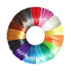 15 Bright Colors 1.75mm 3D Pen Silk PLA Filament Refill, Each Color 4m, Total…