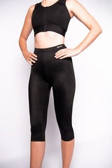 VOE SLIM LEGGINGS 3/4 C/ NEGRO Liposuction Compression Garments SLIMNG601
