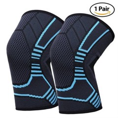 2x Knee Sleeve Compression Brace Support For Sport Joint Arthritis Pain Relief