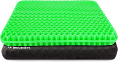 Plus Size Gel Seat Cushion for Long Sitting, Large Cooling Supportive Seat Pad f
