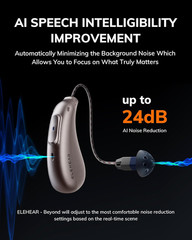 Elehear-Beyond Hearing Aids, Rechargeable Bluetooth OTC Hearing Aids for Seniors