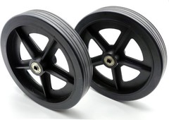 Heavy-Duty Bariatric Steel Rollator Replacement Front and Rear Wheel (7.5″ (190M