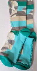 FIGS Compression Socks 100% Awesome Size Small Multicolor NEW