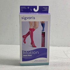 Sigvaris Motion 412 High Tech Knee High Compression Socks – 20-30 mmHg Pink Rose