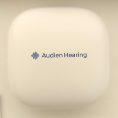 Open Box Audien Hearing Aid OTC Atom One, Rechargeable Open Box Never used